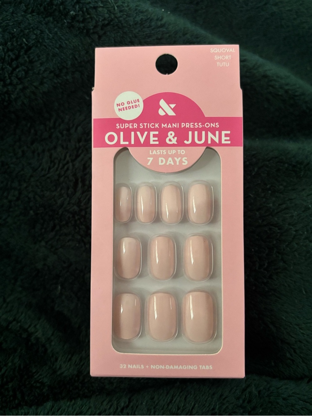 Olive & June Press On Nails - The Super Stick Mani - Light Pink (Tutu)